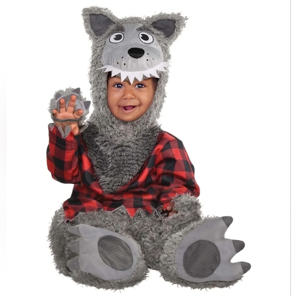 Baby Infant Wolf Halloween Costume (3-6m) - Picture 1 of 5